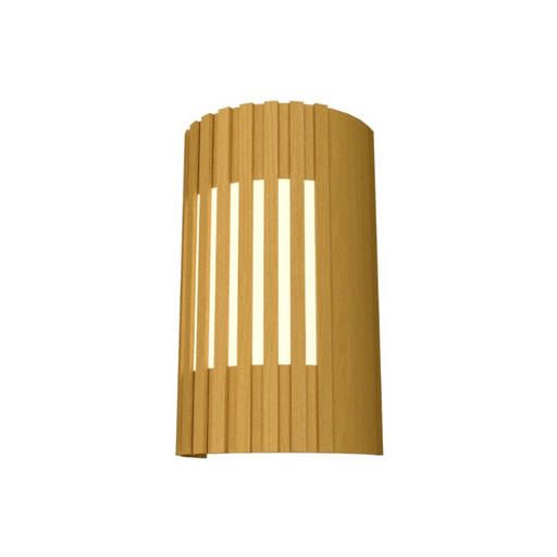 Accord 420 Slatted 1-lt 12" Tall LED Wall Light - Organic Gold