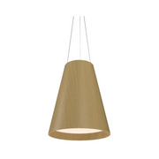 Accord 1146 Conical 3-lt 20" LED Pendant, E26 Base - Organic Gold