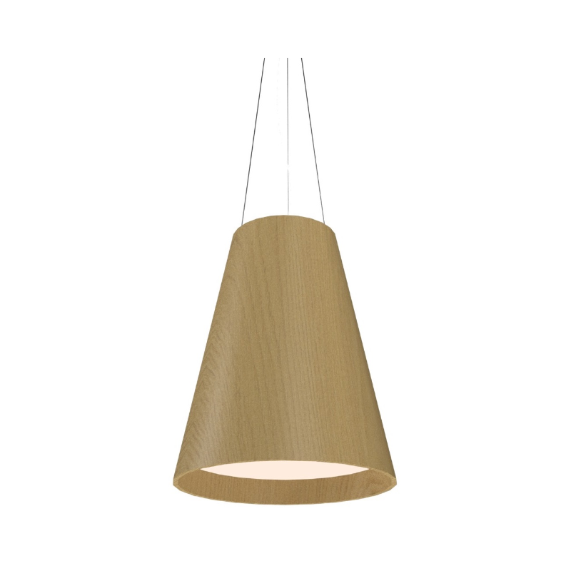Accord 1146 Conical 3-lt 20" LED Pendant, E26 Base - Organic Gold