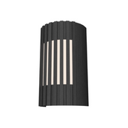 Accord 420 Slatted 2-lt 12" Tall LED Wall Light, E26 Base - Organic Lead Grey