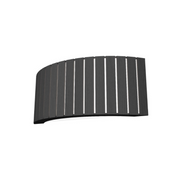 Accord 4039 Slatted 2-lt 16" LED Wall Light, E26 Base - Organic Lead Grey