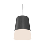 Accord 264 Conical 1-lt 11" LED Pendant, E26 Base - Organic Lead Grey