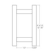 Elite OMLS-STANZA-SOFT 1" SoftSense Suspended Linear, No Light Source