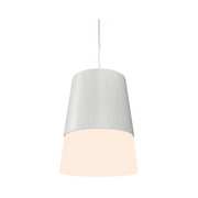 Accord 264 Conical 1-lt 11" LED Pendant, E26 Base - Organic White
