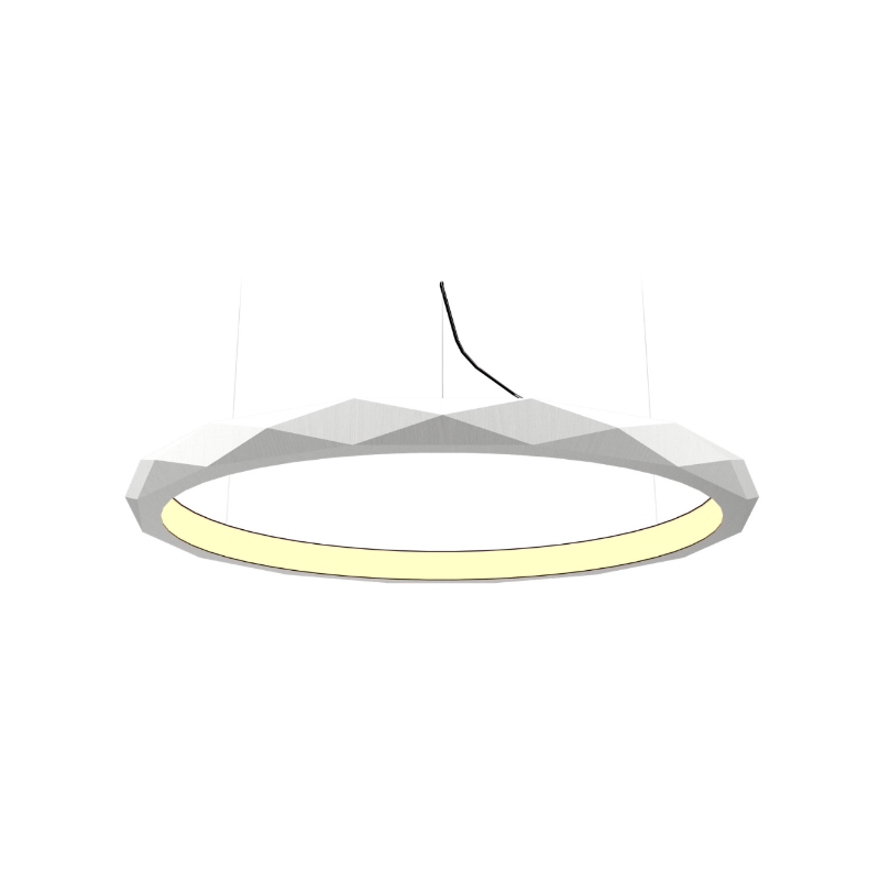 Accord 1356 Facet 1-lt 39" LED Pendant - Organic White