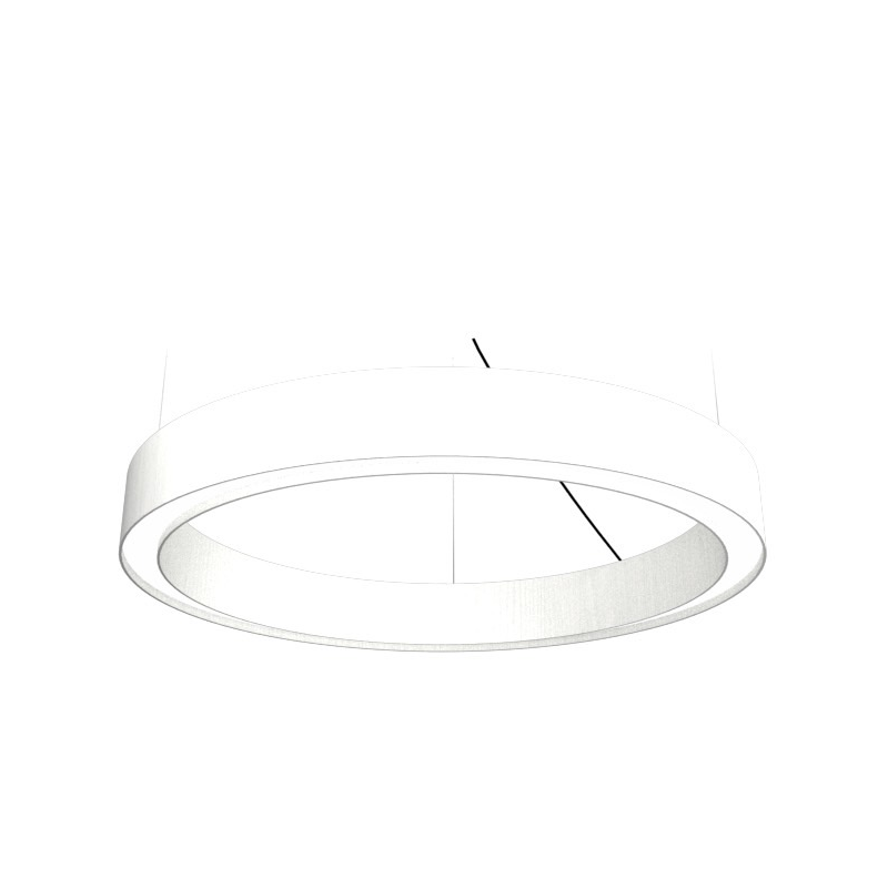 Accord 1349 Cylindrical 1-lt 24" LED Pendant - Organic White