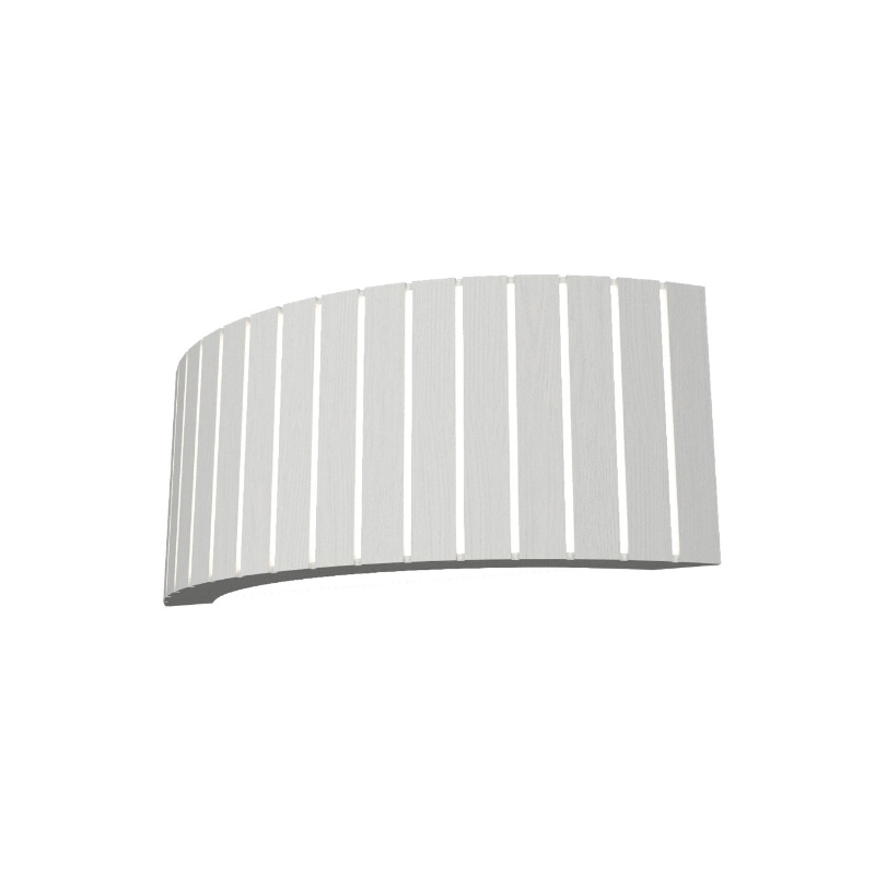 Accord 4039 Slatted 2-lt 16" LED Wall Light, E26 Base - Organic White