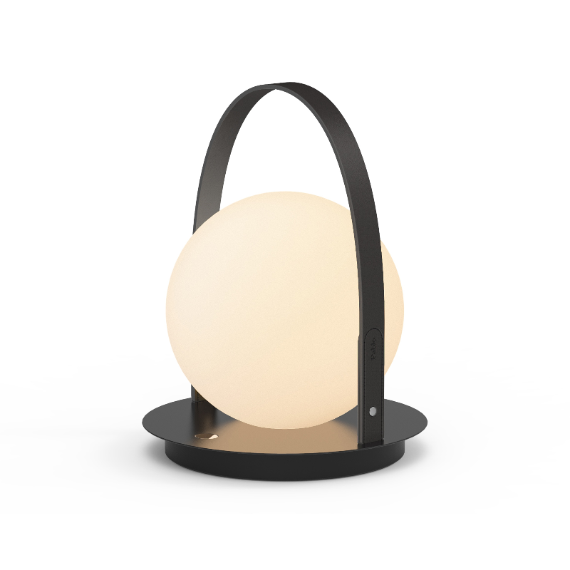 Pablo Designs Bola LED Lantern - Black/Matte Black
