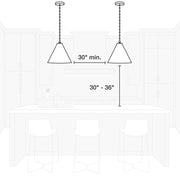Visual Comfort SLPD545 Alina 1-lt 5" LED Pendant