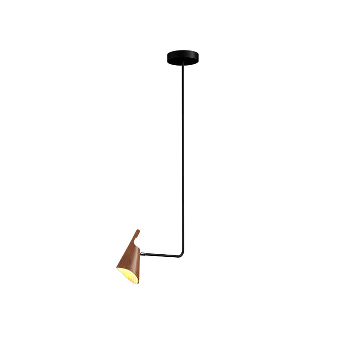 Accord 1445 Balance 1-lt 7" LED Pendant-Imbuia