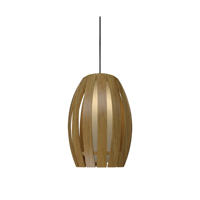Accord 303 Barril 1-lt 8" LED Pendant-Louro Freijo