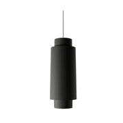 Accord 1476 Cylindrical 1-lt 12" Tall LED Pendant-Organic Black