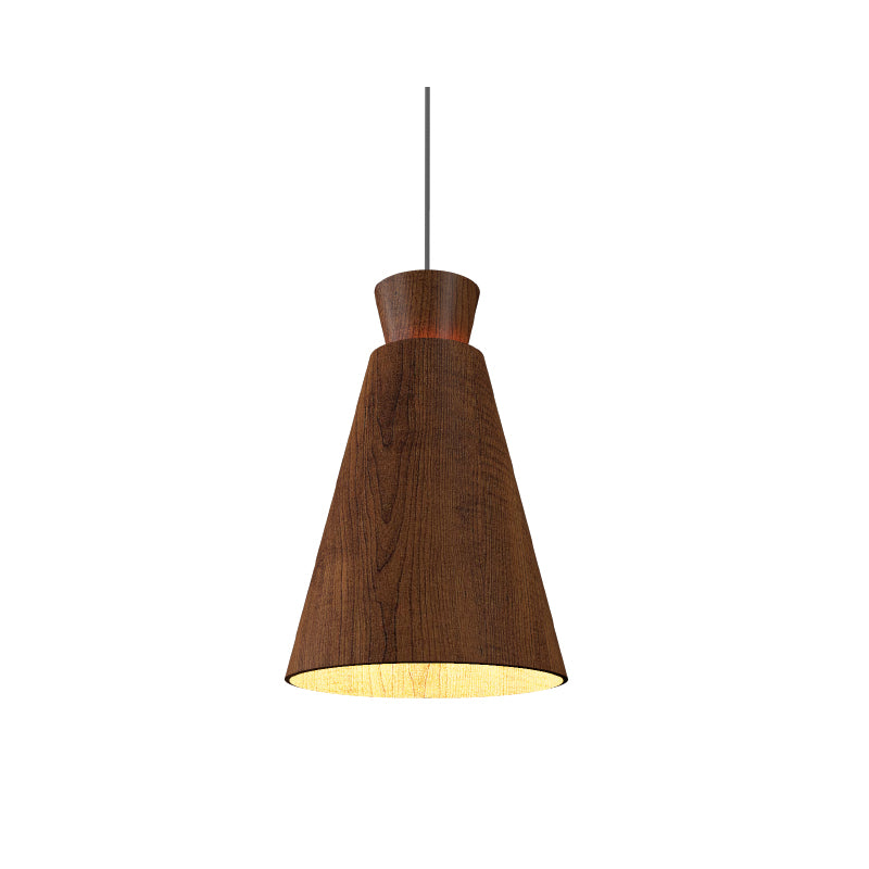 Accord 1473 Conical 1-lt 11" LED Pendant-Imbuia