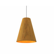 Accord 1483 Conical 1-lt 11" LED Pendant-Louro Freijo