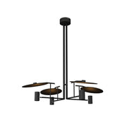 Accord 1419 Dot 4-lt 43" LED Pendant-Organic Black