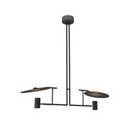 Accord 1421 Dot 2-lt 43" LED Pendant-Organic lead Grey