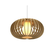 Accord 1217 Stecche Di Legno 1-lt 19" LED Pendant-Sand