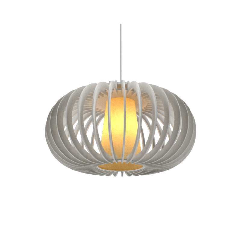 Accord 1185 Stecche Di Legno 1-lt 31" LED Pendant-Organic White