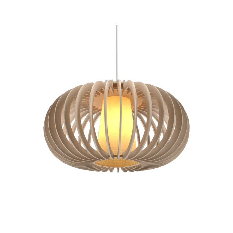Accord 1185 Stecche Di Legno 1-lt 31" LED Pendant-Organic Cappuccino