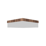Accord 577LED Clean 1-lt 8" LED Flush Mount-American Walnut