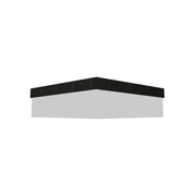 Accord 577LED Clean 1-lt 8" LED Flush Mount-Charcoal