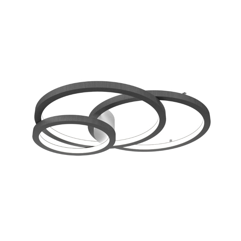 Accord 5084LED Frame 34" LED Flush Mount-Organic lead Grey