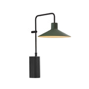 Bover Platet A/01 1-lt 16" Tall LED Outdoor Wall Sconce-Green