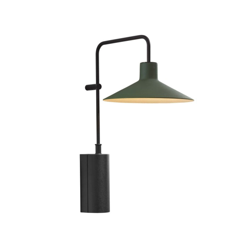 Bover Platet A/01 1-lt 16" Tall LED Outdoor Wall Sconce-Green