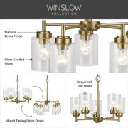 Kichler 44030 Winslow 5-lt 20" Chandelier