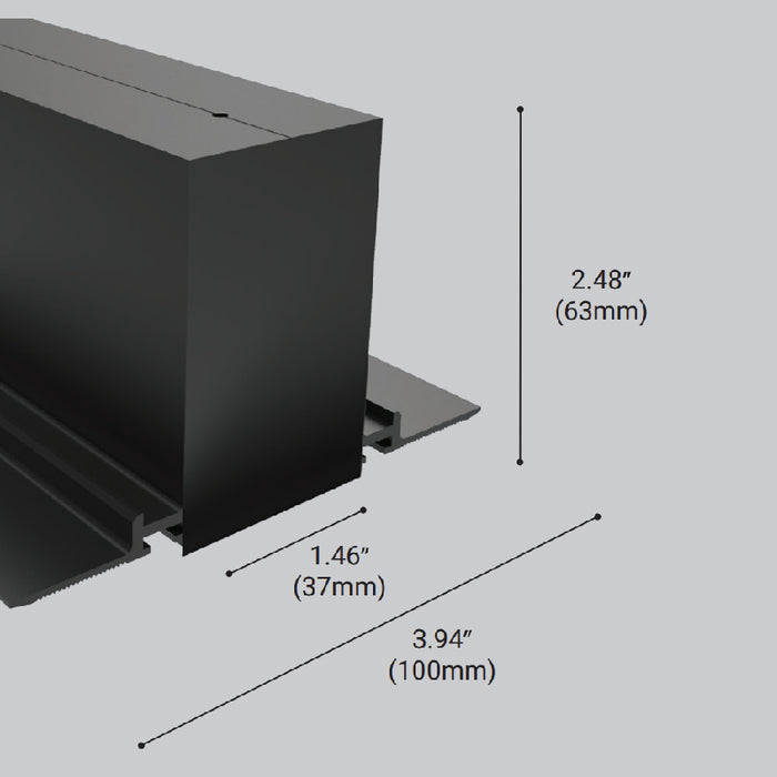 Eurofase Construct 3-ft LED Trimless Recessed Channel