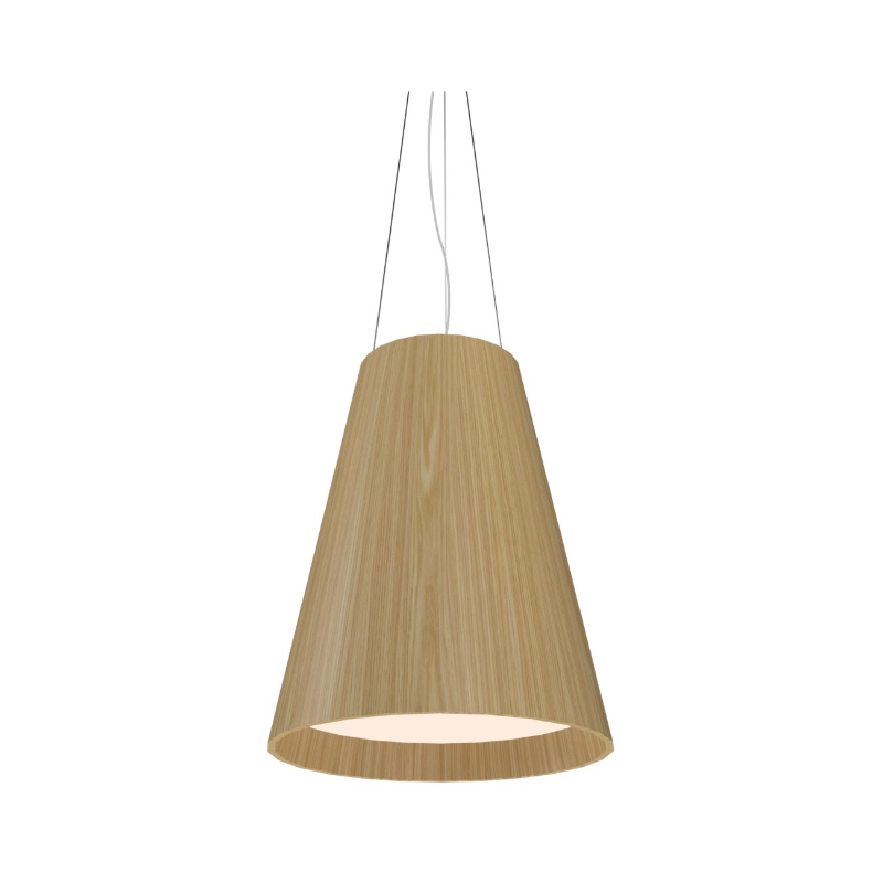 Accord 1146 Conical 3-lt 20" LED Pendant, E26 Base - Sand