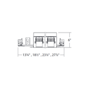 WAC MT-4410L Silo Multiples 4 Light IC Airtight Housing with Light Engine and Invisible Trim
