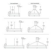 Elite LOOP-RD-DI-LED-4 Architectural LED Round Pendant, Direct/Indirect Light