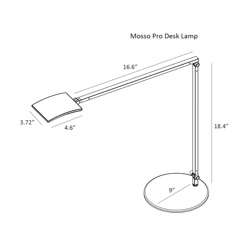 Koncept AR2001 Mosso Pro LED Desk Lamp with Power Base