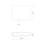Kuzco AT67010 Mica 1-lt 10" Outdoor Wall Light