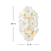 Fredrick Ramond FR41960 Marianne 2-lt 16" Tall LED Wall Sconce