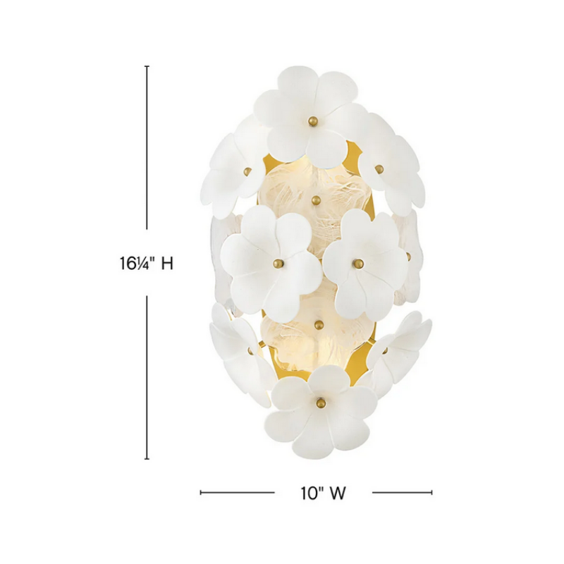 Fredrick Ramond FR41960 Marianne 2-lt 16" Tall LED Wall Sconce