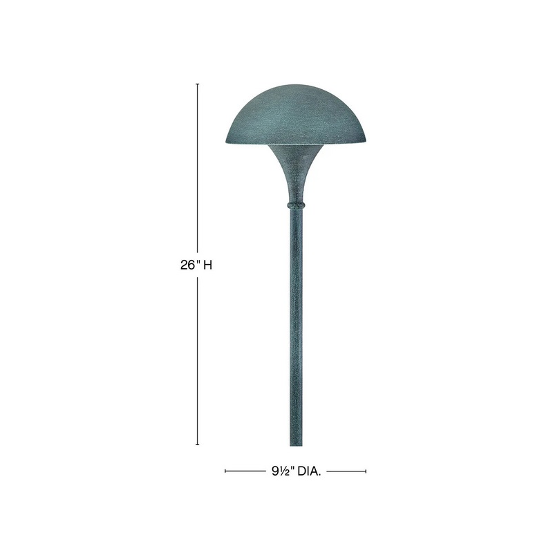 Hinkley 56000 Mushroom 1-lt 26" Tall LED Path Light