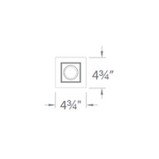 WAC MT-3LD111NA Mini LED Multiple Spots 1 Light New Construction Housing with Light Engine and Trim