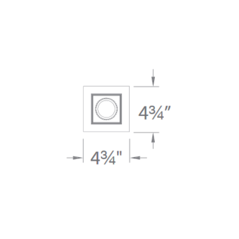 WAC MT-3LD111NA Mini LED Multiple Spots 1 Light New Construction Housing with Light Engine and Trim