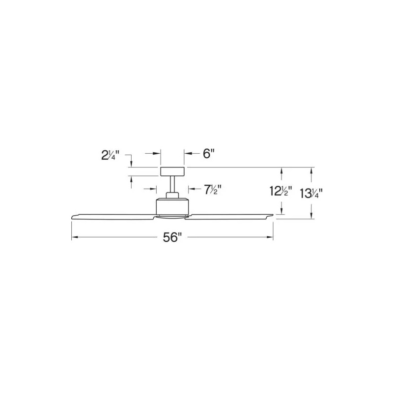 Hinkley 900972F Indy 72" Outdoor Ceiling Fan