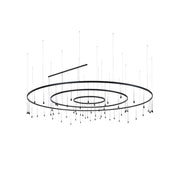 Bover Skybell Circle S/62L/40 197" LED Pendant, Down Light