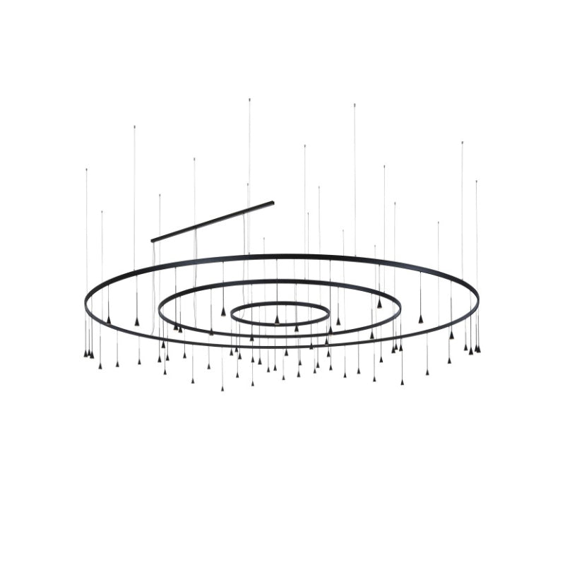 Bover Skybell Circle S/62L/40 197" LED Pendant, Down Light