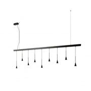 Bover Skybell Linear S/9L/22 9-lt 92" LED Pendant, Up and Down Light