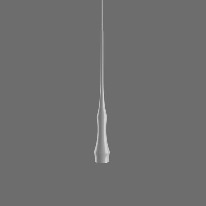 Bover Slend 01 1-lt 3" LED Pendant-Matte White