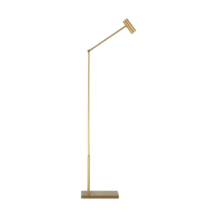 Visual Comfort SLFL57230 Ponte 1-lt 39" Tall LED Floor Lamp - Hand Rubbed Antique Brass