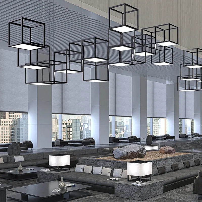Sonneman 24Z0001 Cubix 4-lt 49" LED Pendant