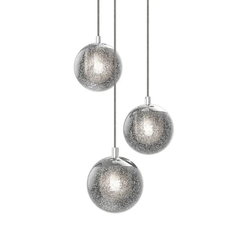 Sonneman 2962 Champagne Bubbles 3-lt 9" Round LED Chandelier