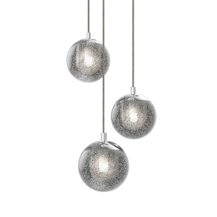 Sonneman 2962 Champagne Bubbles 3-lt 9" Round LED Chandelier