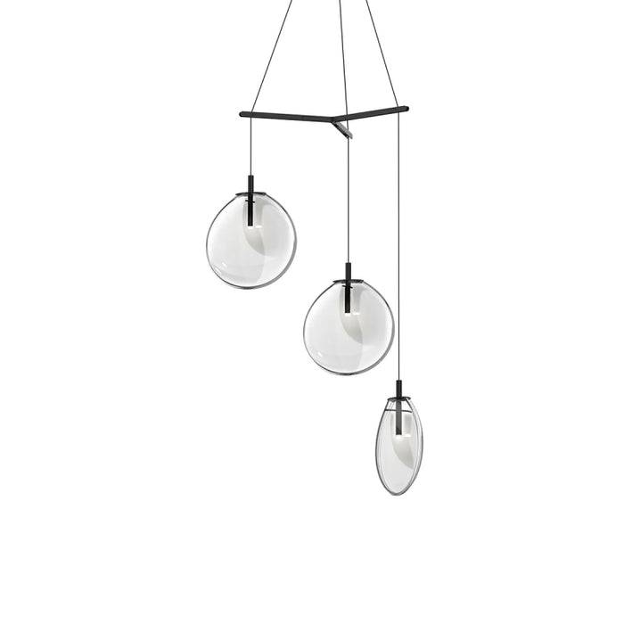 Sonneman 2995 Cantina Medium 3-lt 15" Tri-Spreader LED Chandelier